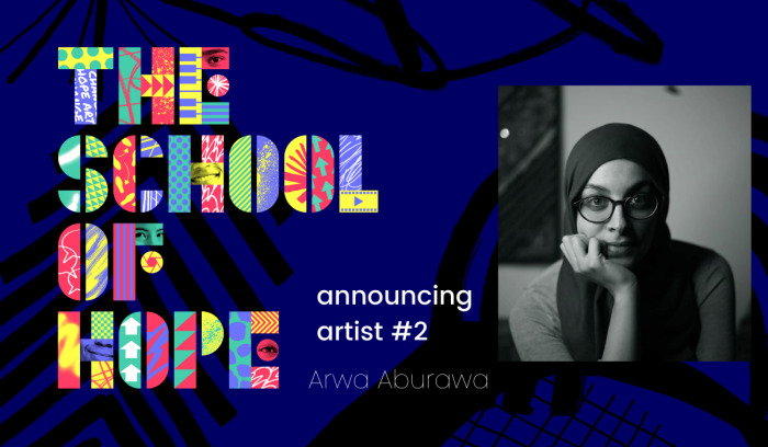 Documentary filmmaker Arwa Aburawa on board for The School of Hope