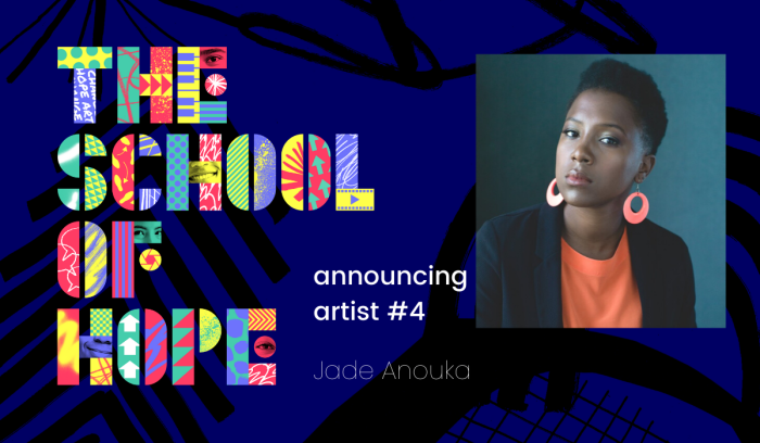 Final artist announced as Jade Anouka as The School of Hope prepares to open